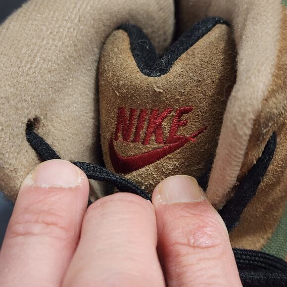 Nike Mens 9.5 Tan Green Hiking Trail Boots Outdoor Lace Up main image 4